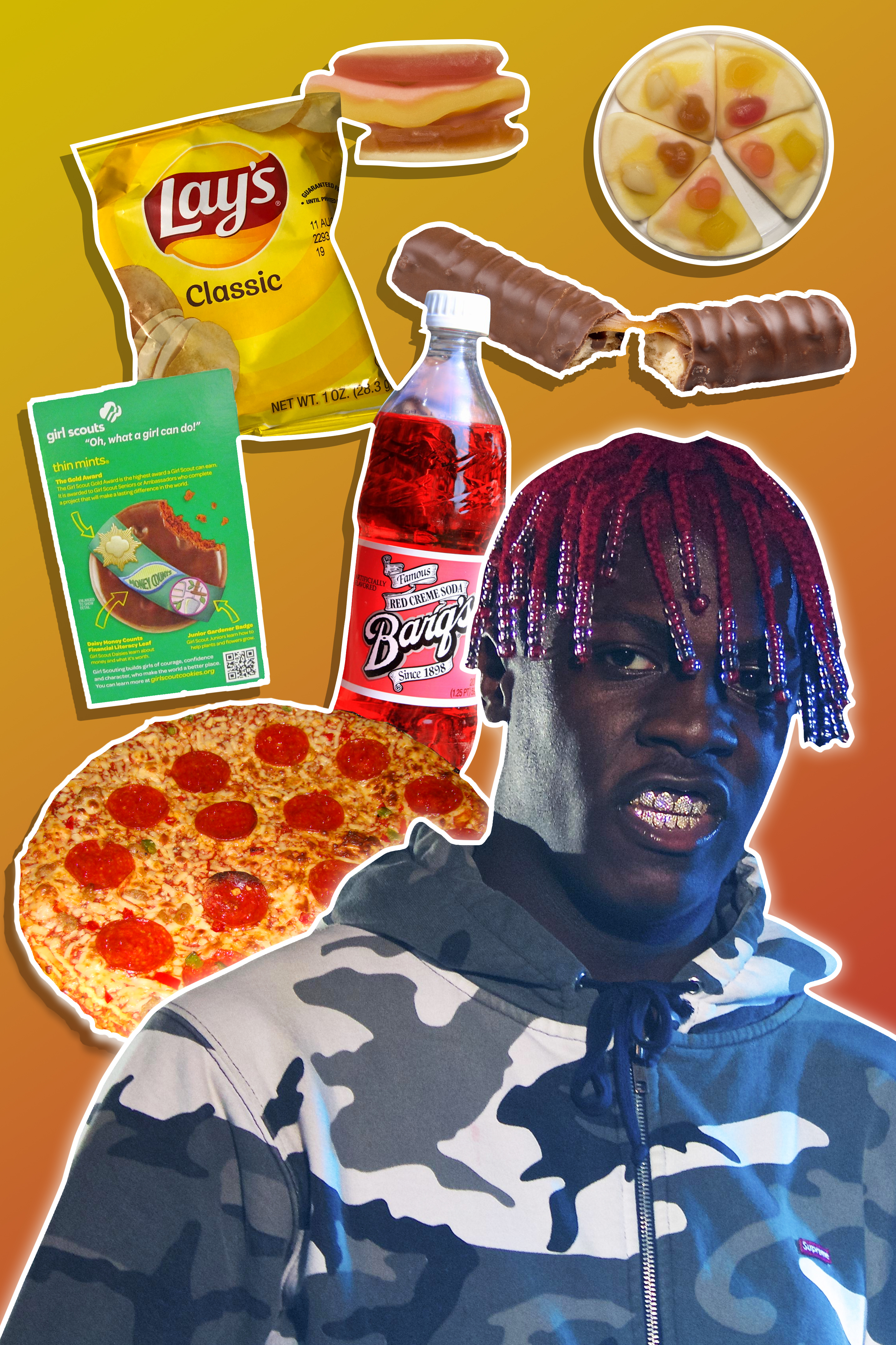 Afbeelding van Lil Yachty met zijn dieet